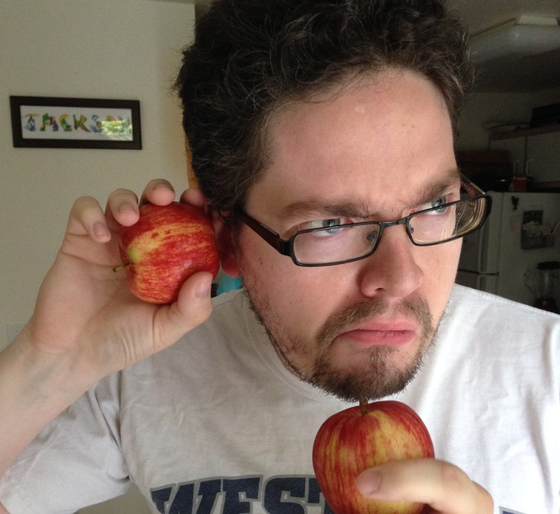 Leo with the new Apple phone