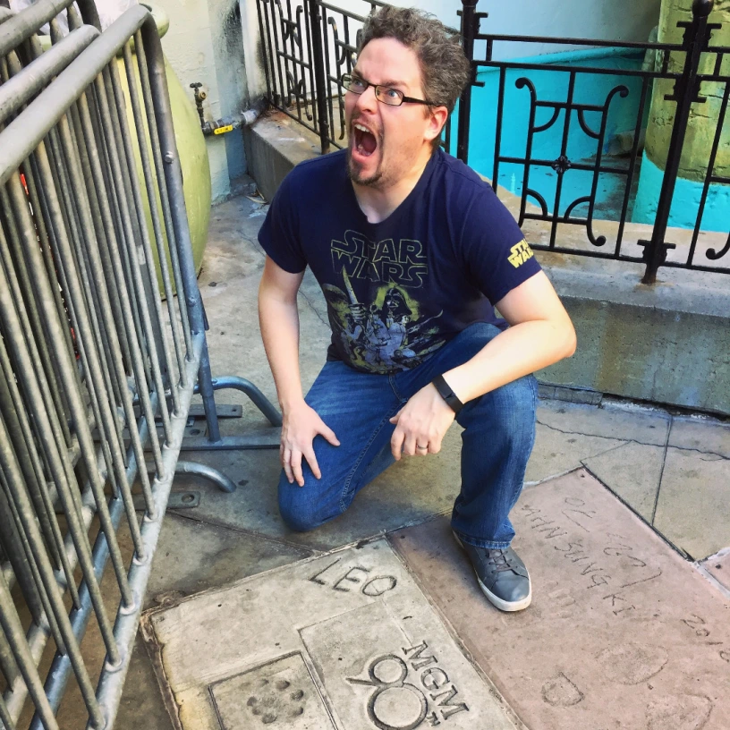 I had a roaring good time at the Chinese Theater on Hollywood Boulevard.